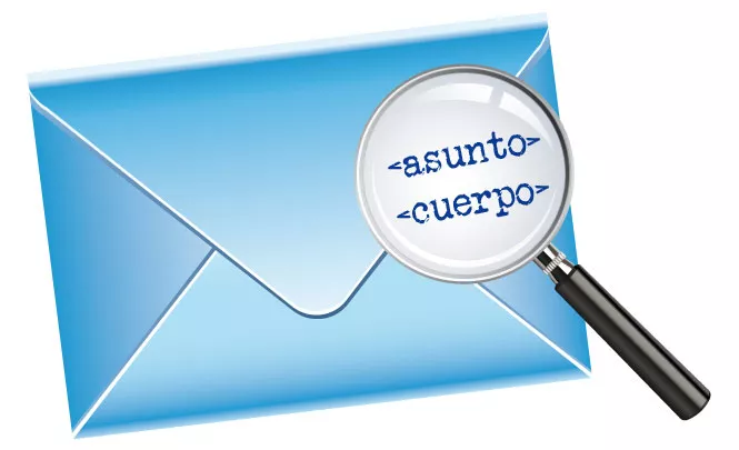 asunto y cuerpo del email