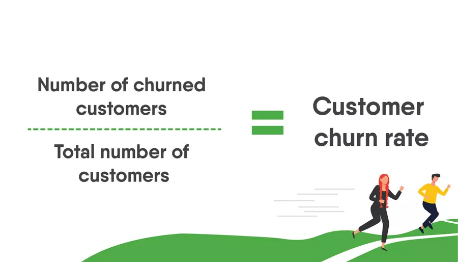 How to calculate the churn rate - formula