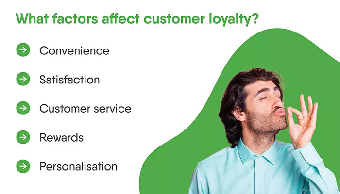 What factors affect customer loyalty?
