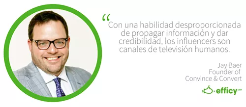 Frase sobre influencers de Jay Baer