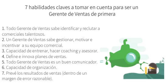 7 habilidades claves a tomar en cuenta para ser un Gerente de Ventas de primera