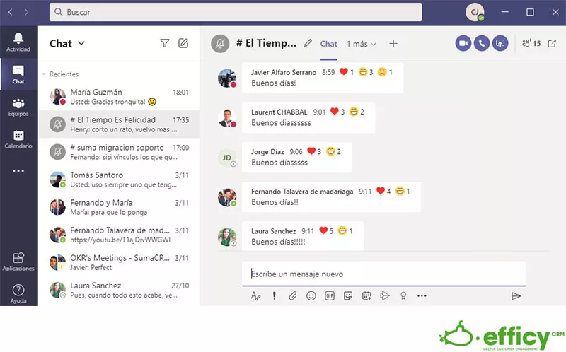 herramienta de comunicacion interna: teams