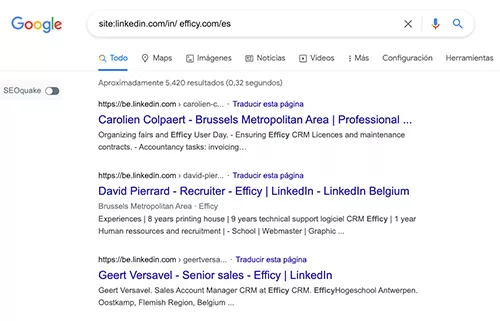 LinkedIn Seach