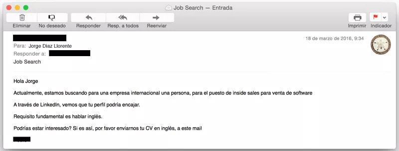 oferta de trabajo