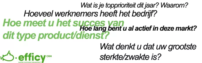 open vragen bedrijven