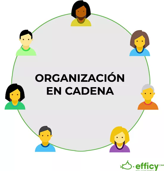 organizacion de ventas en cadena