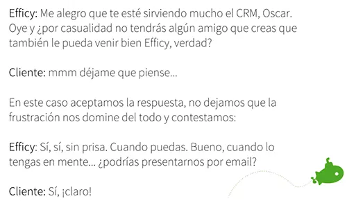 pedir recomendaciones