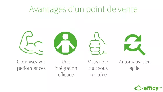 Avantages d'un point de vente