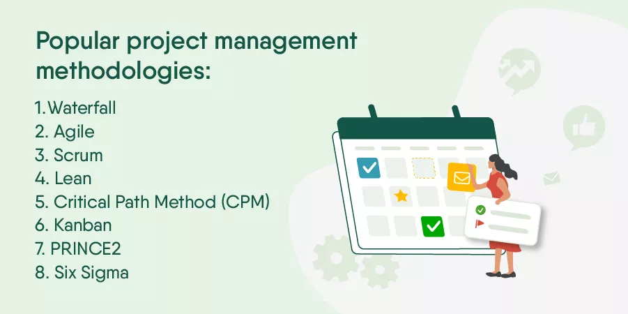 Different project management methodologies