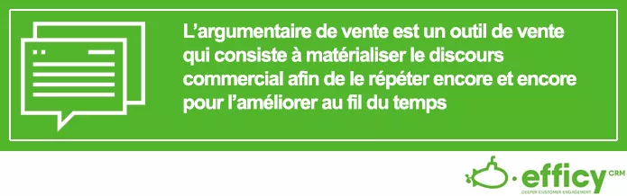argumentaire de vente