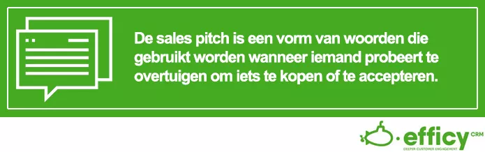 Sales pitch