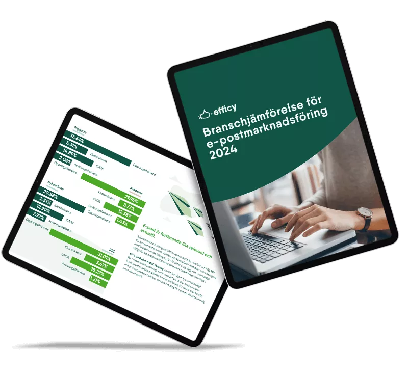 Email marketing benchmarks rapport för 2024