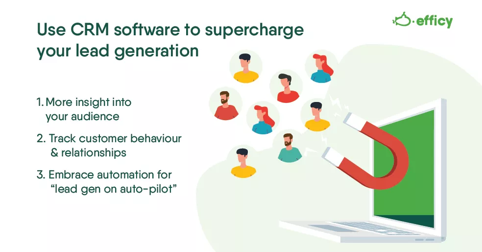 Use CRM software to supercharge your lead generation