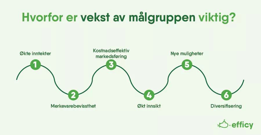 Hvorfor er vekst av målgruppen viktig?